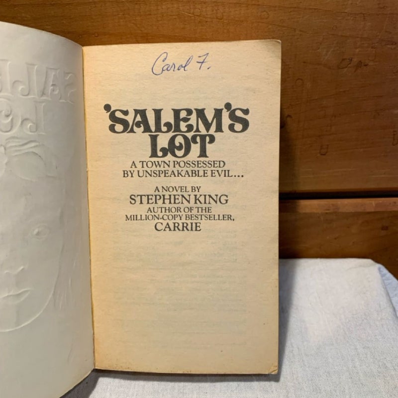 Salem's Lot (1st paperback ed.)