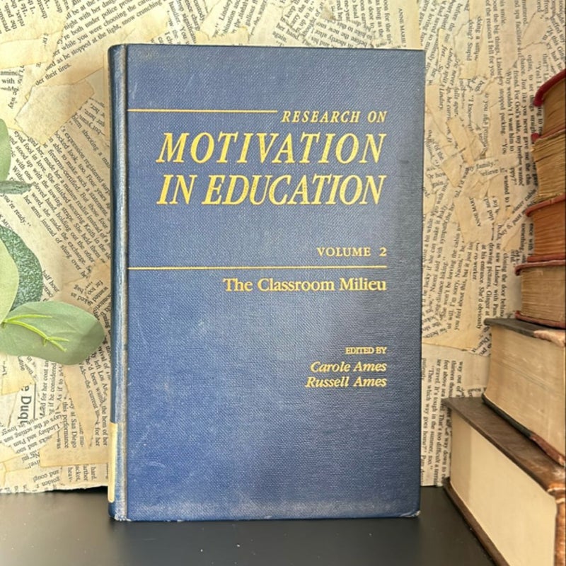 Research on Motivation in Education 