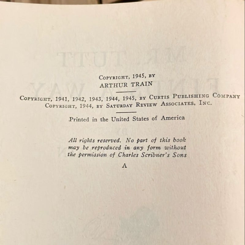 Mr. Tutt Finds a Way (1945)