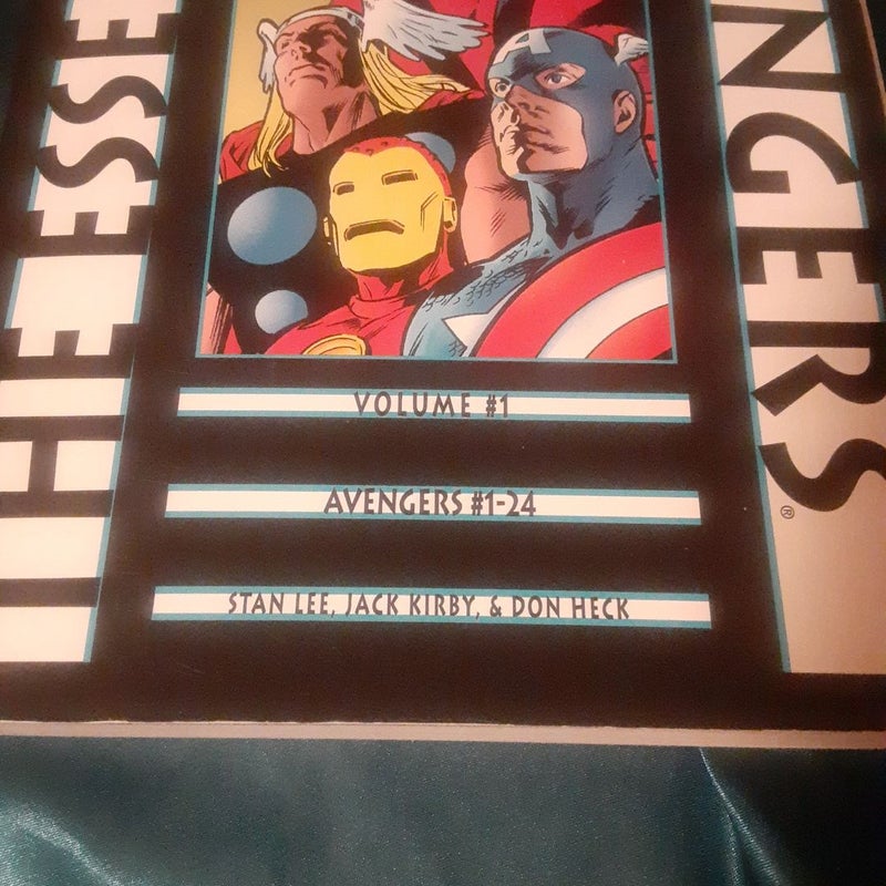 The Essential Avengers volume 1 tpb, collects issues 1-24, by Jack Kirby, Stan Lee, & Don Heck