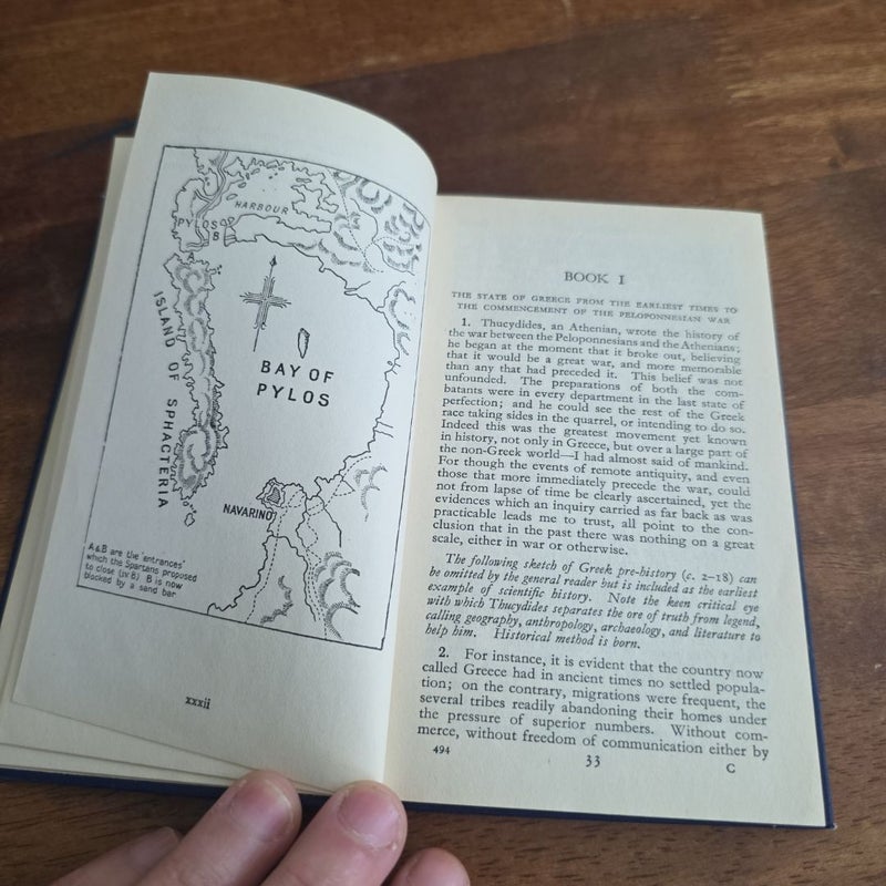 VINTAGE 1946 The World's Classics: The History of The Peloponnesian War - Written by Thucydides, Edited by Sir R.W. Livingstone
