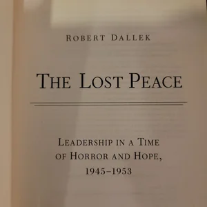 The Lost Peace