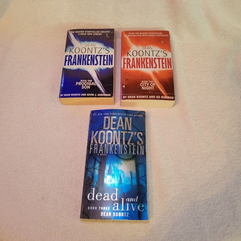 Frankenstein Trilogy 3 Book Set