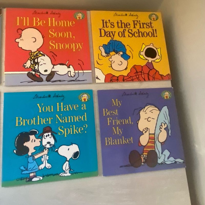 Set of Six Peanuts Gang Books