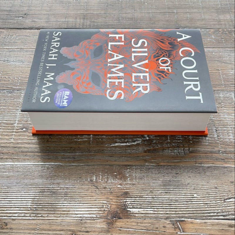 A  Court of Silver Flames. BAM Books-A-Million Exclusive. Very Rare Edition. 