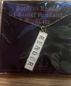 Bookish box Reader Necklace 