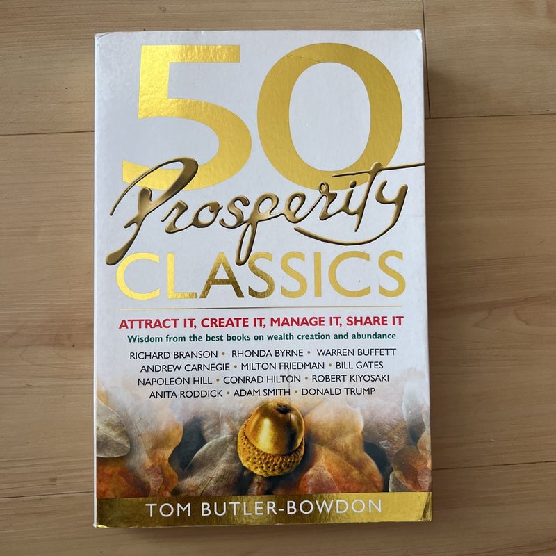 50 Prosperity Classics by Tom Butler-Bowdon, Hardcover