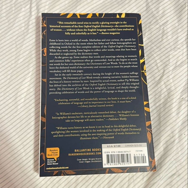 The Dictionary of Lost Words