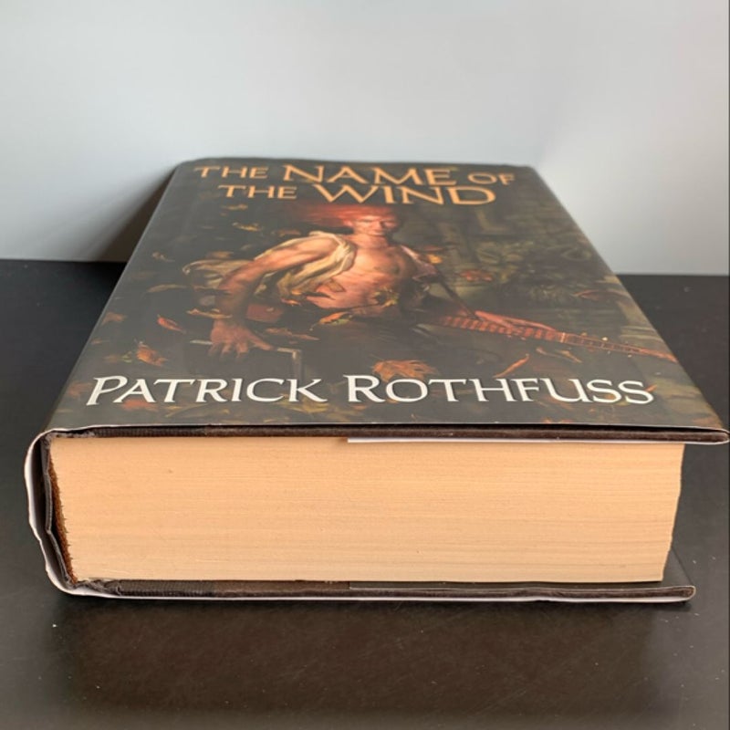 The Name of the Wind (Rare alternate Donato “Fabio” cover design, First Edition, 3rd Printing)