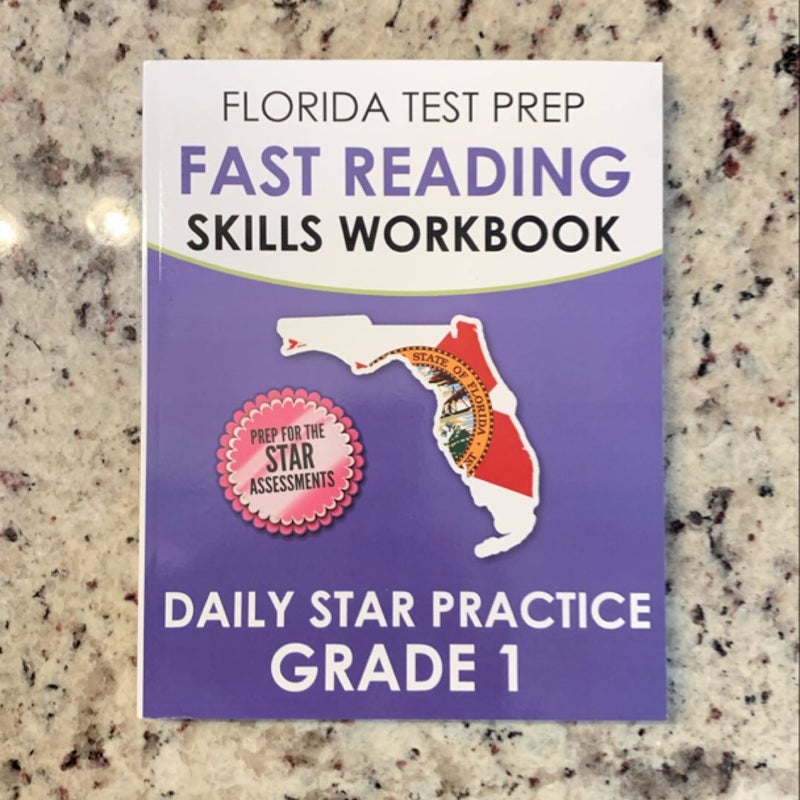 FLORIDA TEST PREP FAST Reading Skills Workbook Daily Star Practice Grade 1