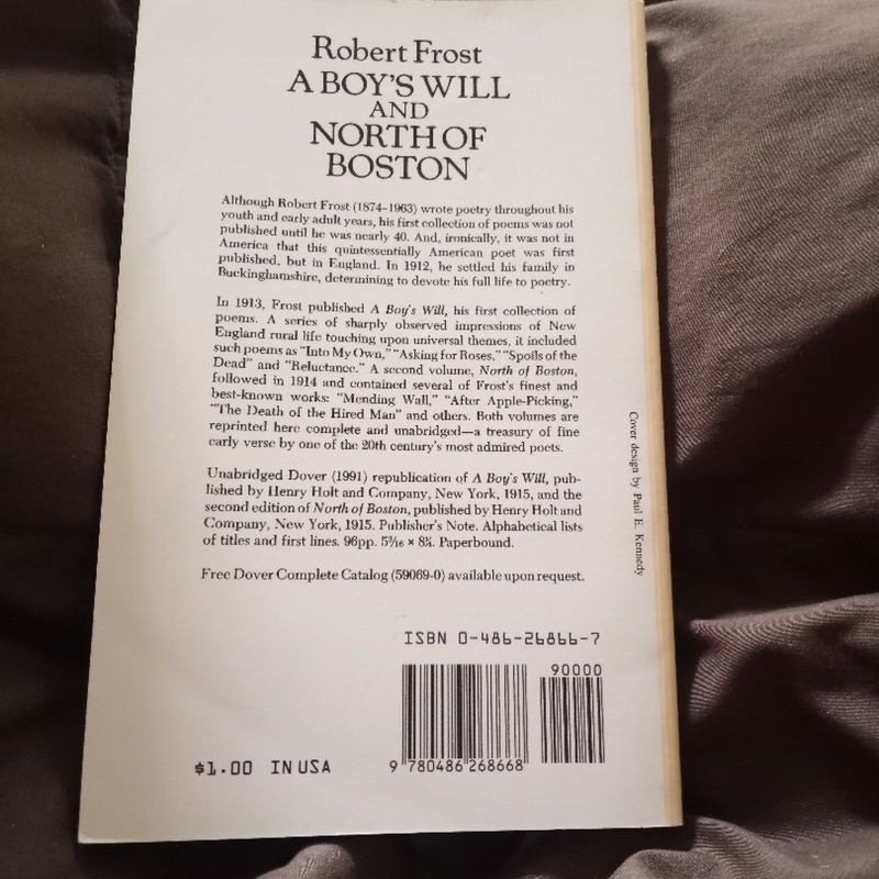 A Boy's Will and North of Boston
