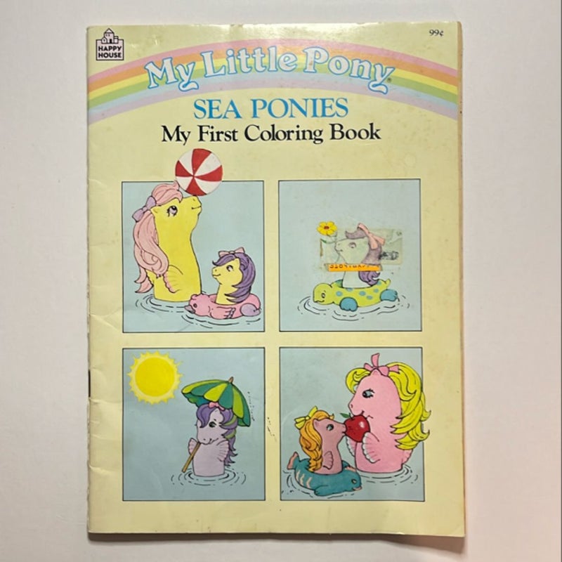 My Little Pony Sea Ponies My First Coloring Book