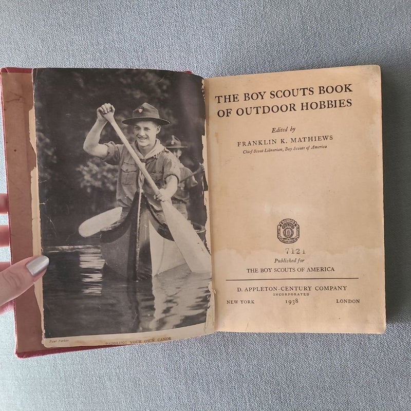 *VINTAGE* The Boy Scouts Book of Outdoor Hobbies