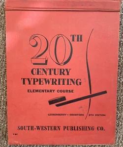 20th Century Typewriting Elementary Course 