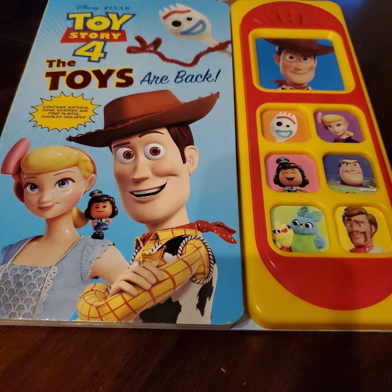 Disney Pixar Toy Story 4: the Toys Are Back! Sound Book