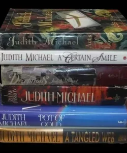 Lot of 6 Judith Michael Hardback Novels Vintage 1980s Fiction