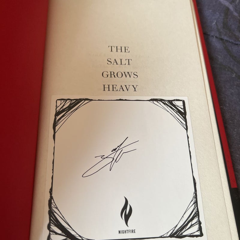 The Salt Grows Heavy - Signed by author 