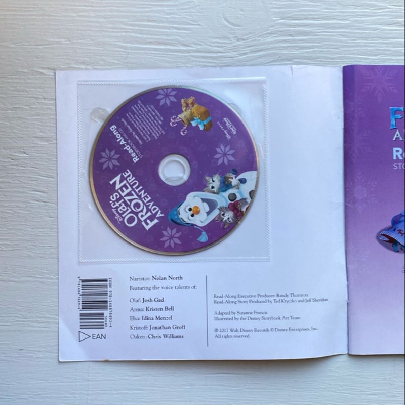 Olaf's Frozen Adventure Read-Along Storybook and CD