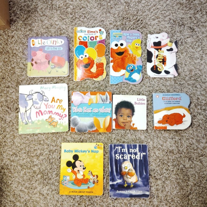 19 tottler board books in very good condition.