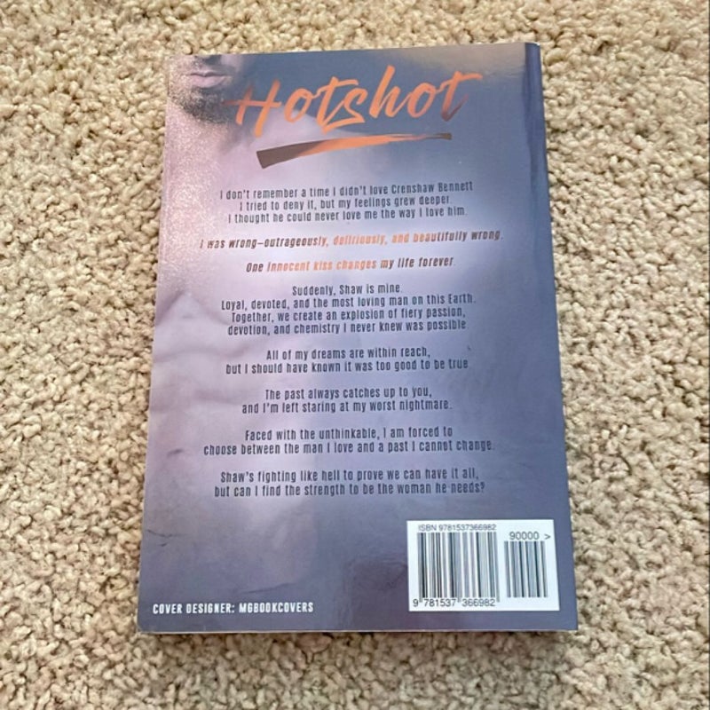 Hotshot (original cover signed by the author)