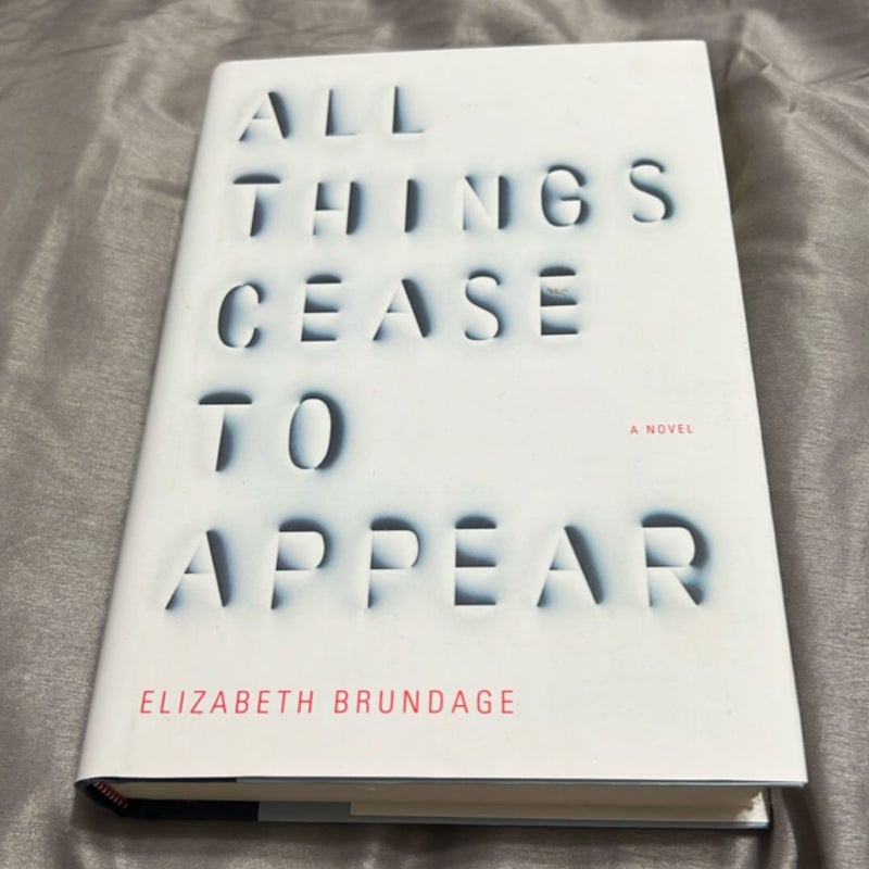 All Things Cease to Appear