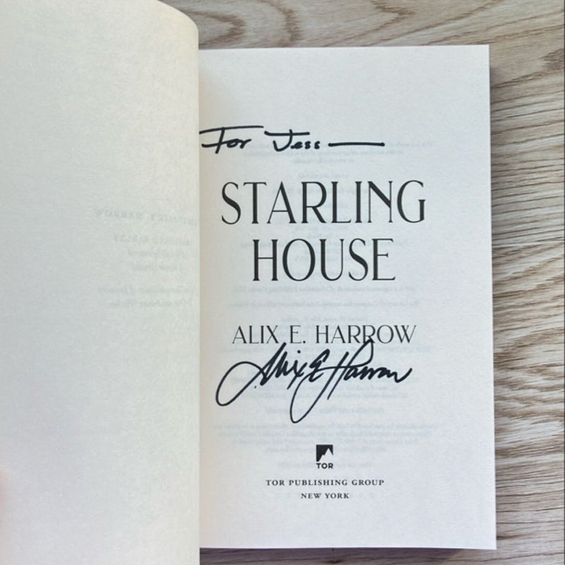 Starling House SIGNED