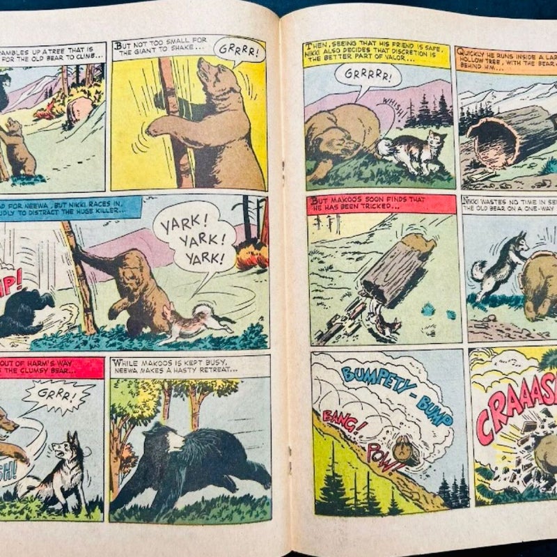 Walt Disney's Nikki Wild Dog of the North Dell Comics Four Color # 1226 Vintage 1961 Comic book