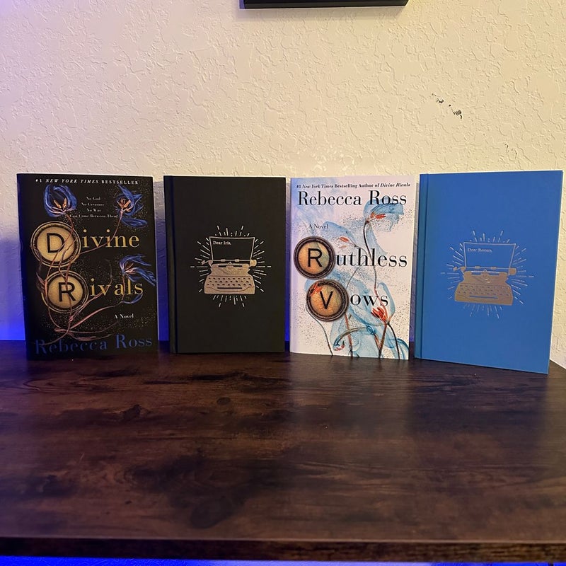 SIGNED Divine Rivals and Ruthless Vows 1st editions