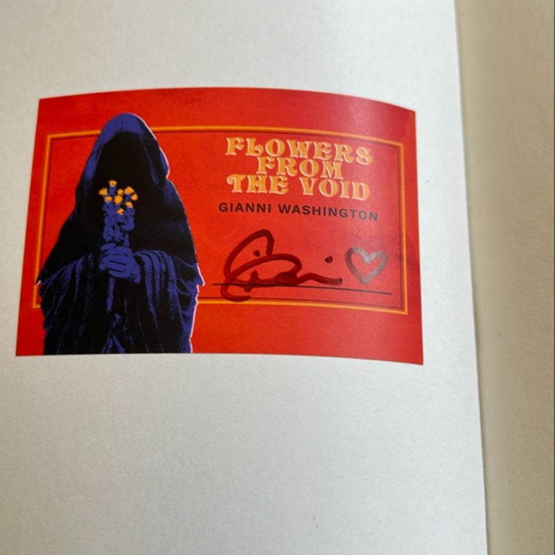 Flowers from the Void (signed bookplate)