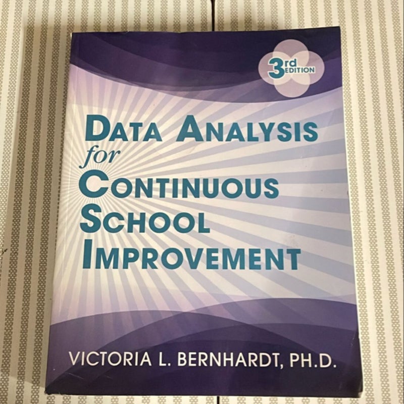 Data Analysis for Continuous School Improvement