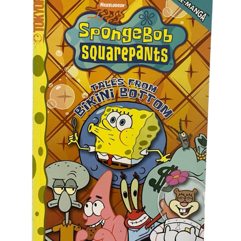 LOT of 2 Y2K Spongebob Squarepants Paperback Books Easter Bikini Bottom