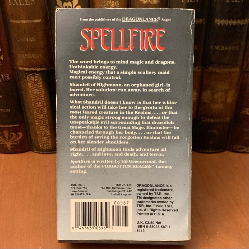 Spellfire, Shandril’s Saga 1, First Edition First Printing