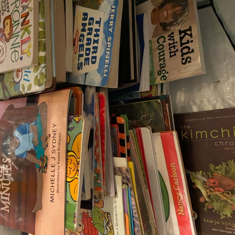 Box Of Kids Books Over 60 Books / Adults Mystery Box or PICK AND Choose  Some Are Brand New Some Are Used But Like New choose your Genre or Mystery Box  GREAT FOR ANY BOOK LOVER / INCREDIBLE DEAL SHIPPING ALONE IS MORE THAN THE BUNDLE COST!!!   DONT MISS OUT ON THIS DEAL!!!!