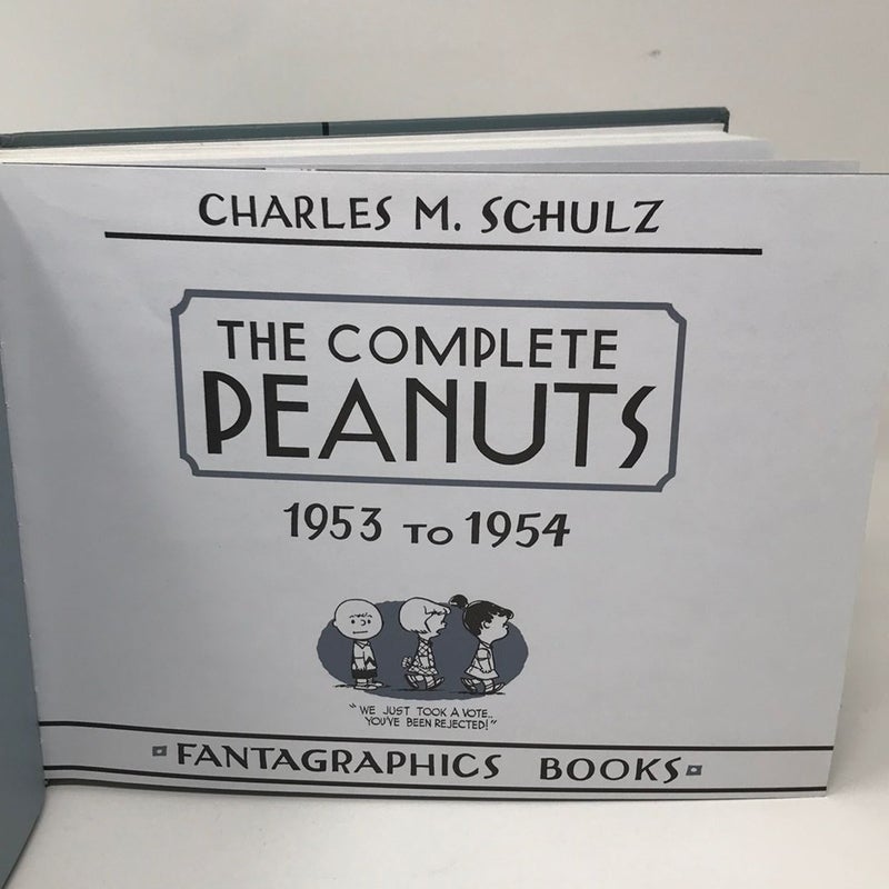 The Complete Peanuts 1953 to 1954