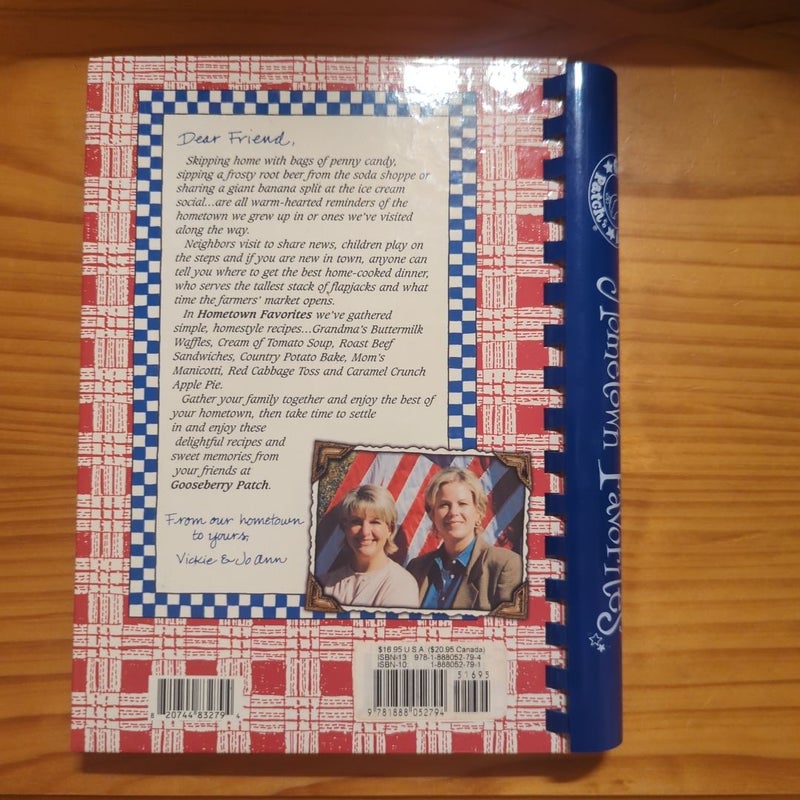 Hometown Favorites Cookbook