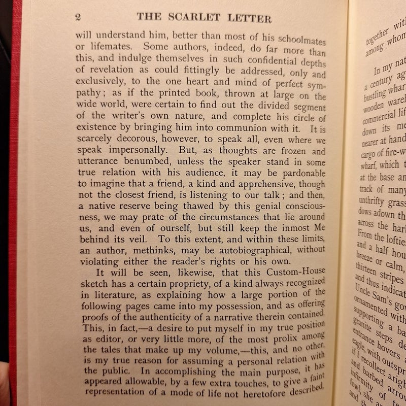 The Scarlet letter