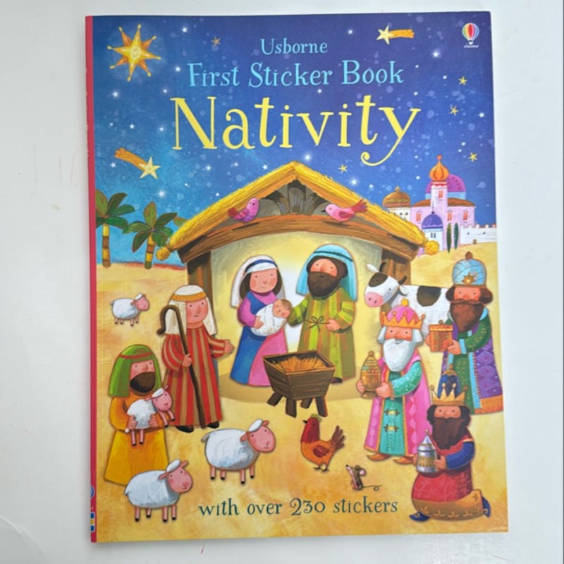 Usborne First Sticker Book Nativity