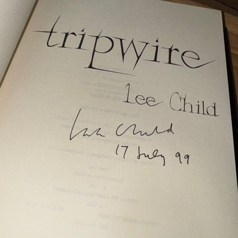 TRIPWIRE SIGNED 