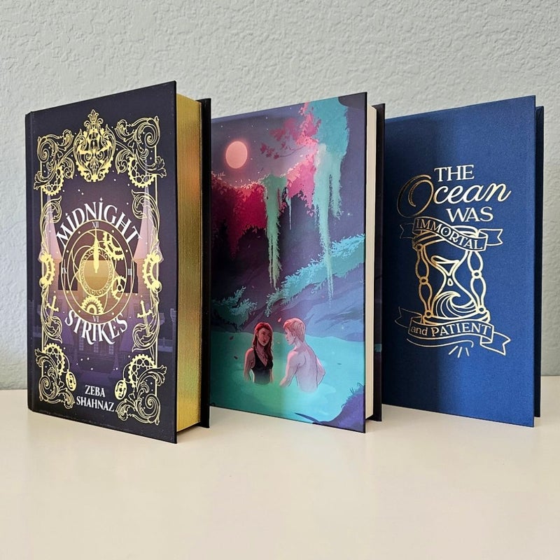 NEW Owlcrate Signed Special Edition 3 Books Bundle