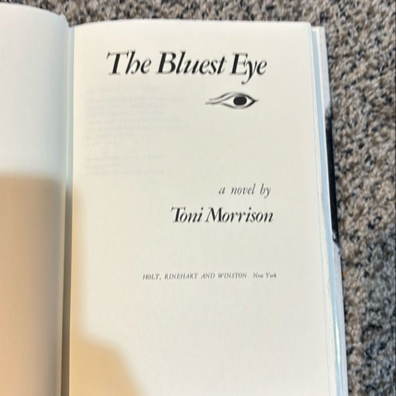 The Bluest Eye First Edition Third Printing