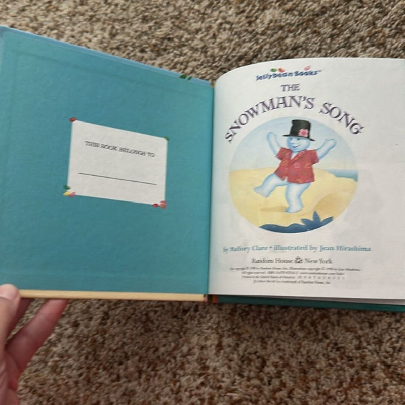 The Snowman's Song Kids Book - Multicolor