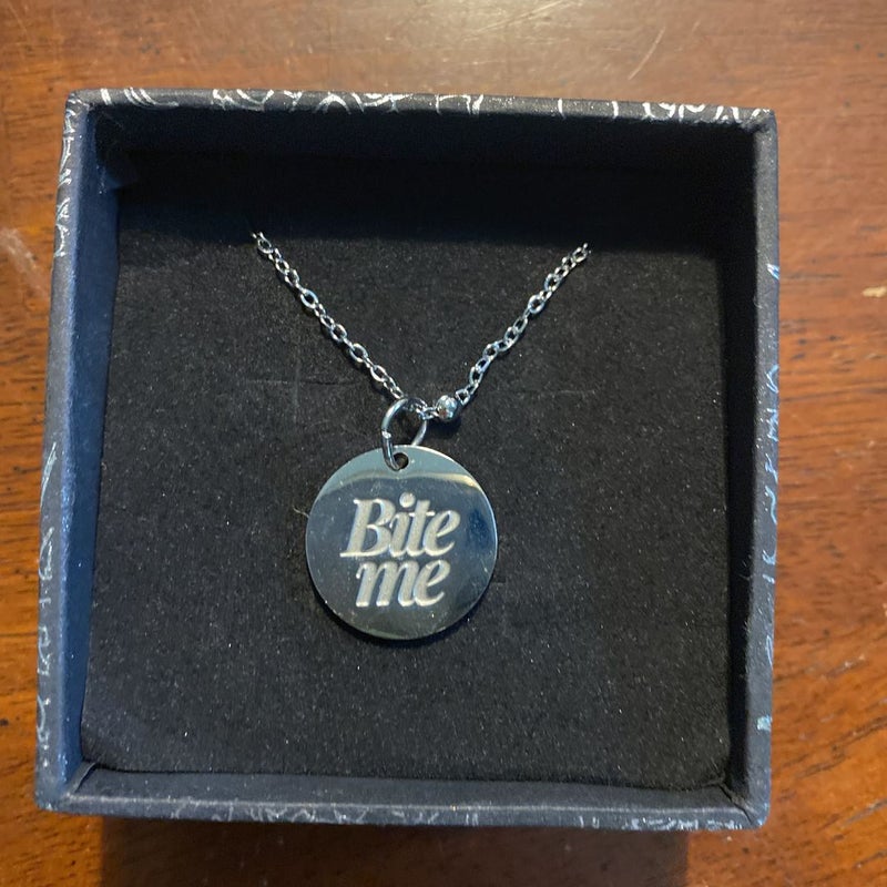Crave inspired necklace- the bookish box 
