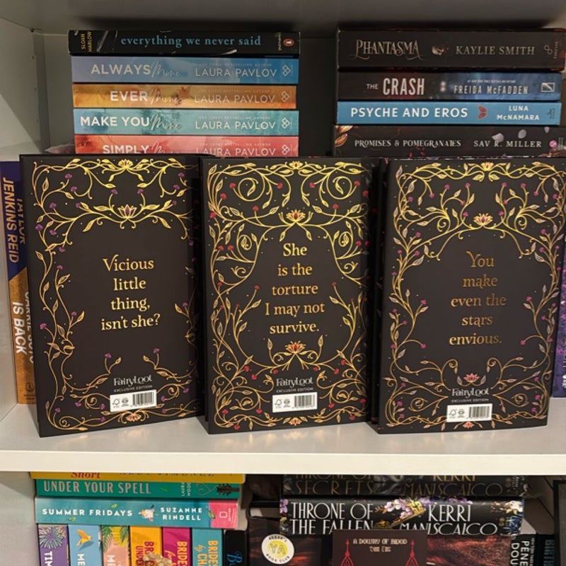Powerless, Reckless, Powerful Fairyloot Edition *All Signed, Two sided cover* 