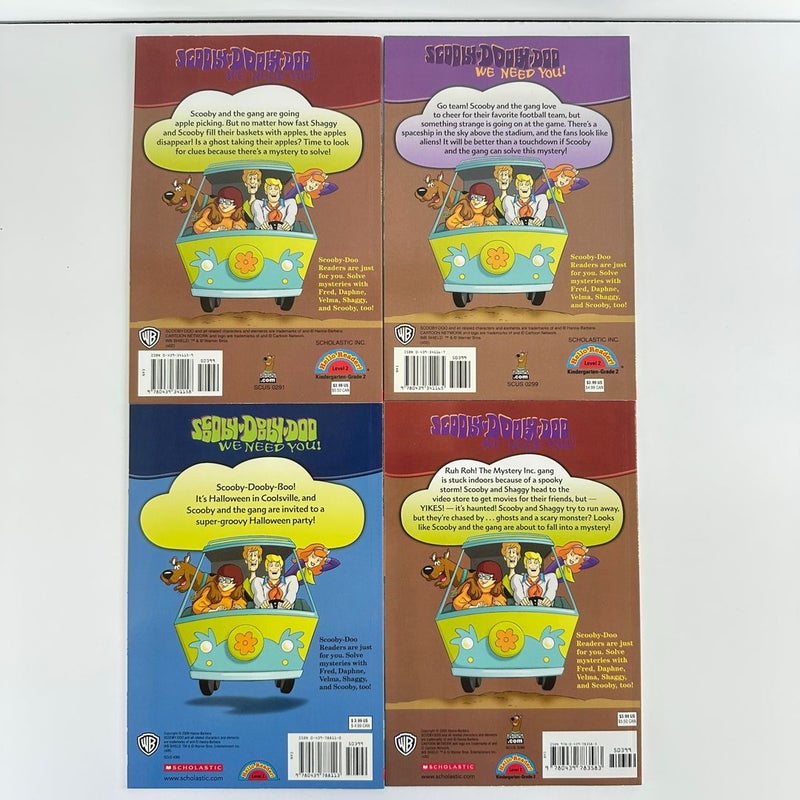Scooby-Doo Book Bundle, 4 Books, Readers