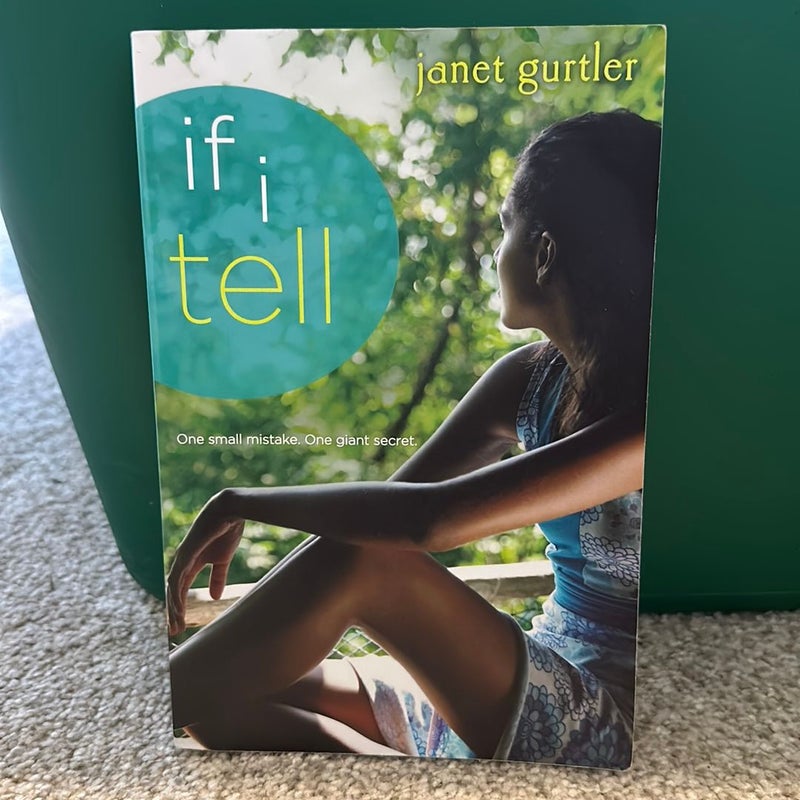 If I Tell by Janet Gurtler, Paperback | Pangobooks