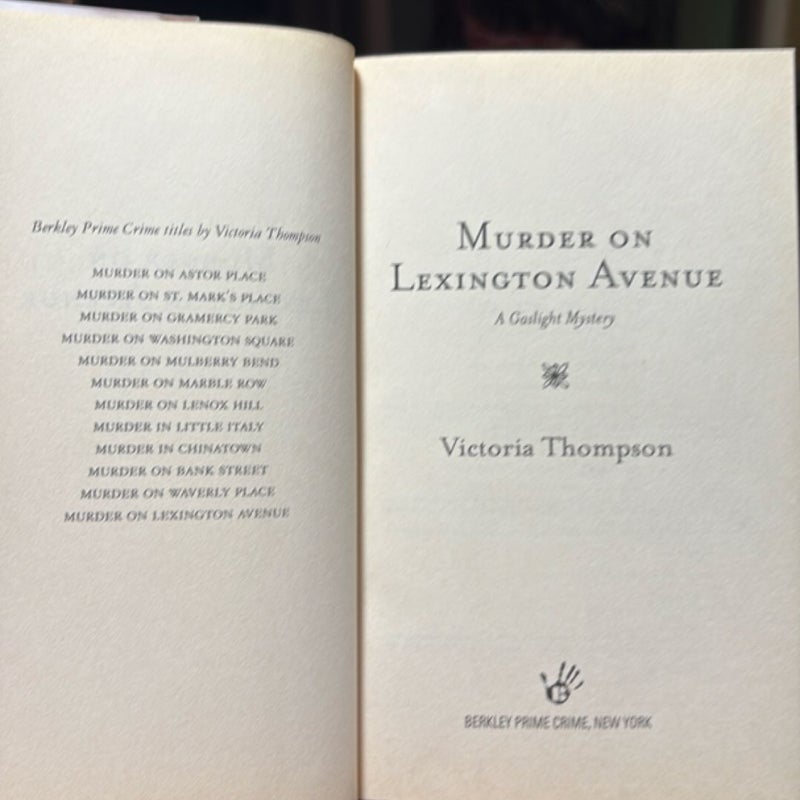 Murder on Lexington Avenue