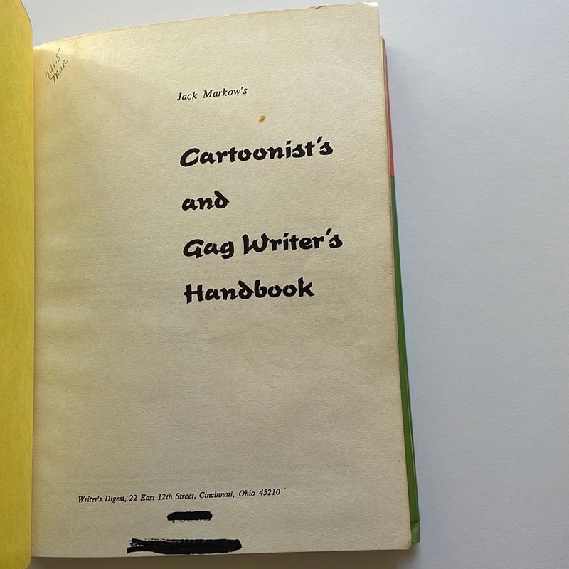 Cartoonist's and Gag Writer's Handbook