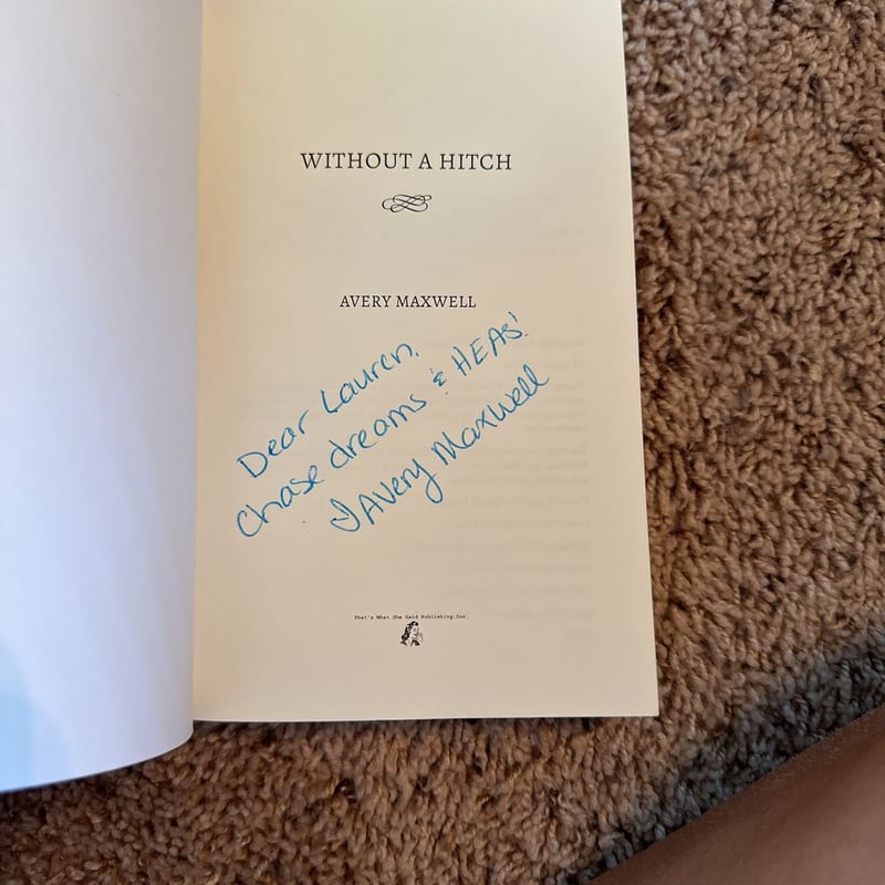 Without a Hitch by Avery Maxwell, Paperback Pangobooks