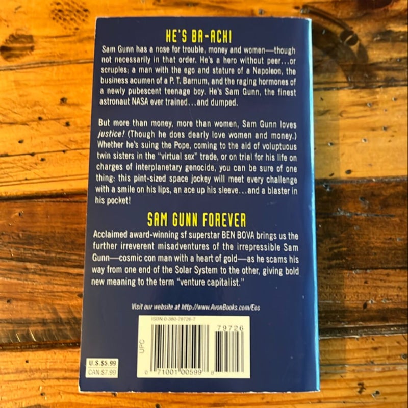 Sam Gunn Forever Ben Bova 1998 First 1st Printing Paperback PB
