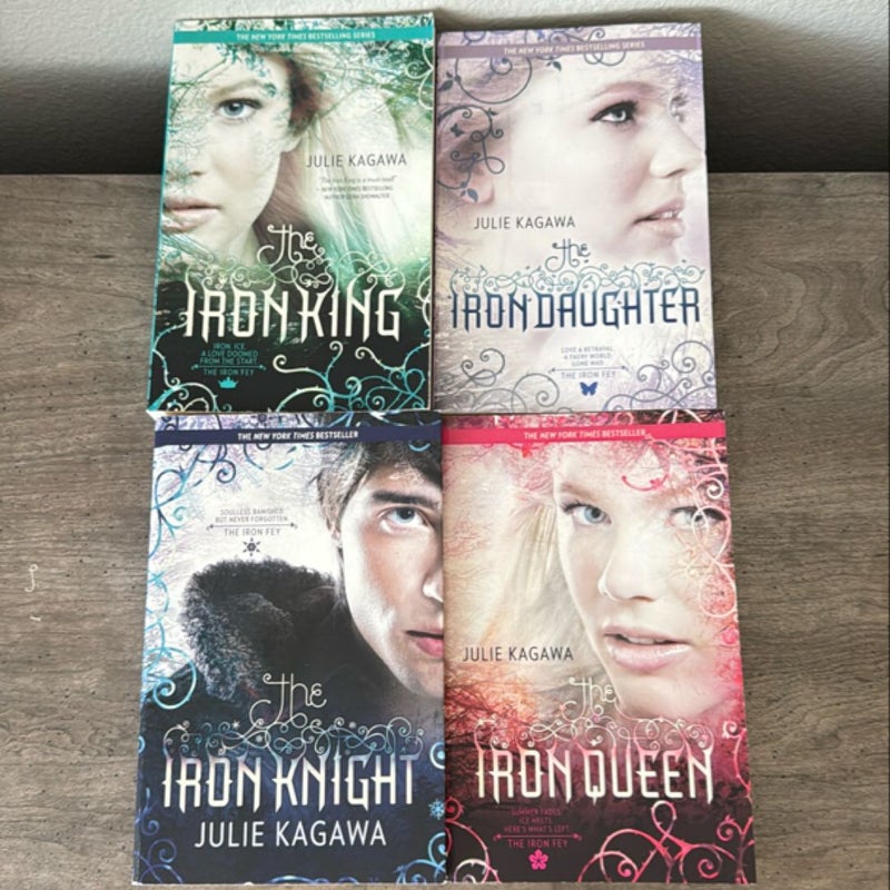 OOP covers The Iron Fey series 1-4
